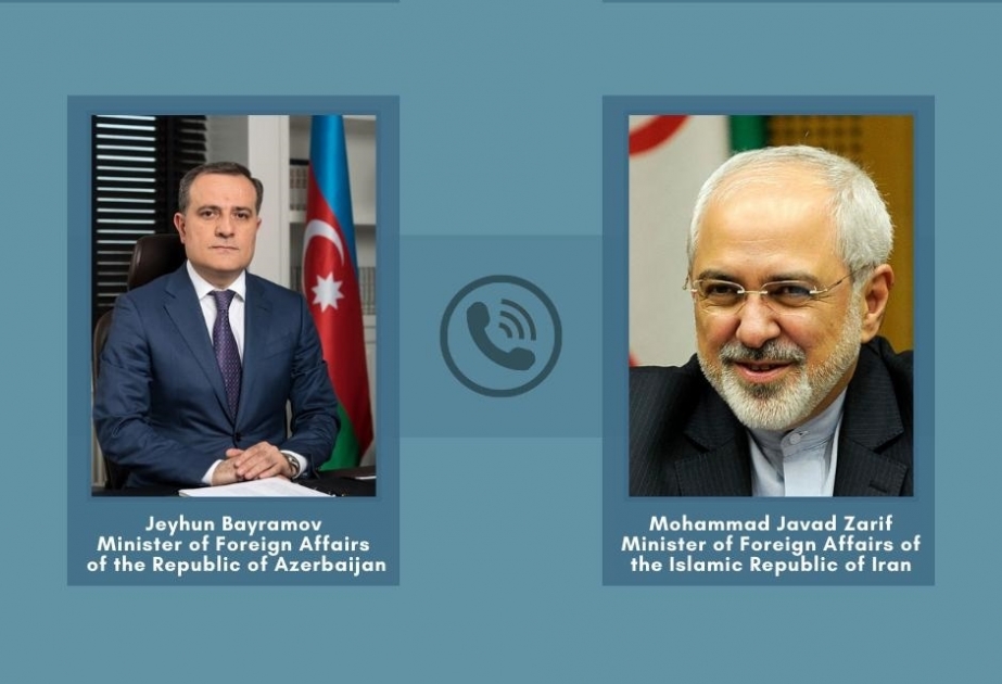 Ceyhun Bayramovun iranlı həmkarı ilə telefon danışığı olub