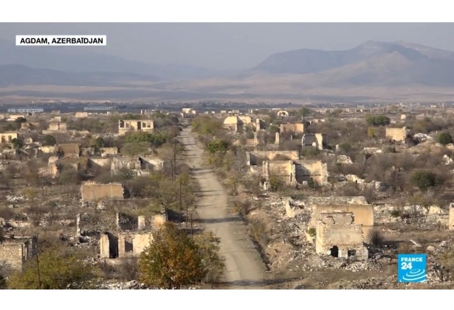 "France-24" sobre la ciudad liberada azerbaiyana Agdam: "A veces esta ciudad se llama "Hiroshima del Cáucaso"