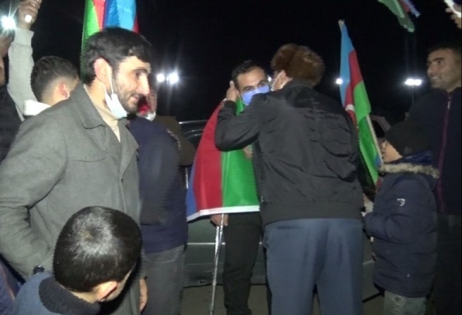 Cəlilabadda Vətən müharibəsinin qazisi Qələbə sevinci ilə qarşılanıb