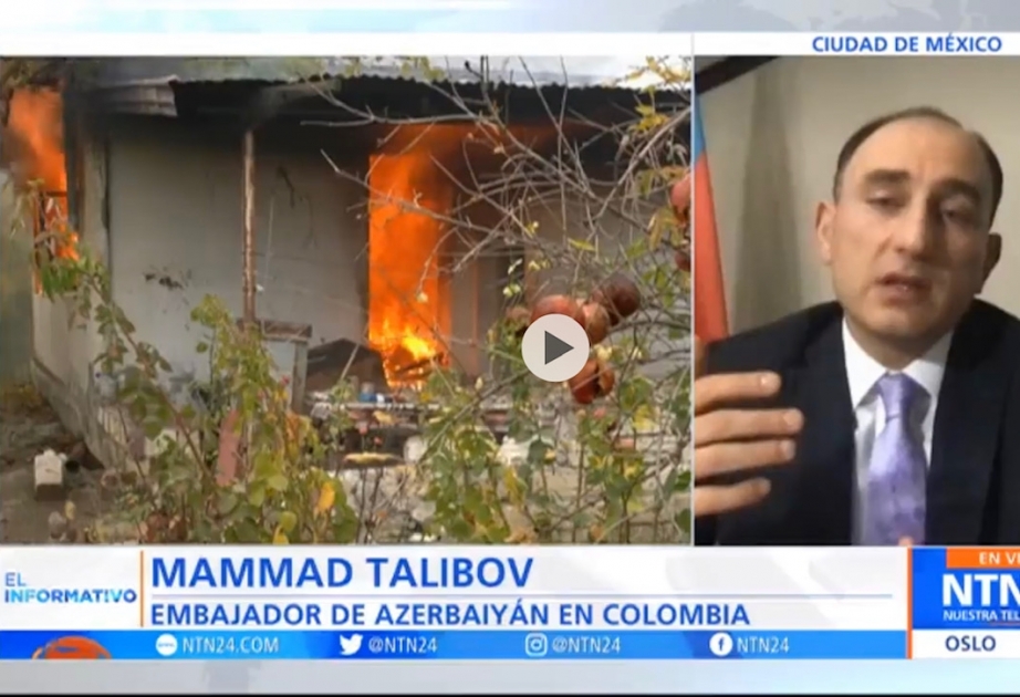 Kolumbiya televiziyası erməni təcavüzünün nəticələrini işıqlandırıb VİDEO