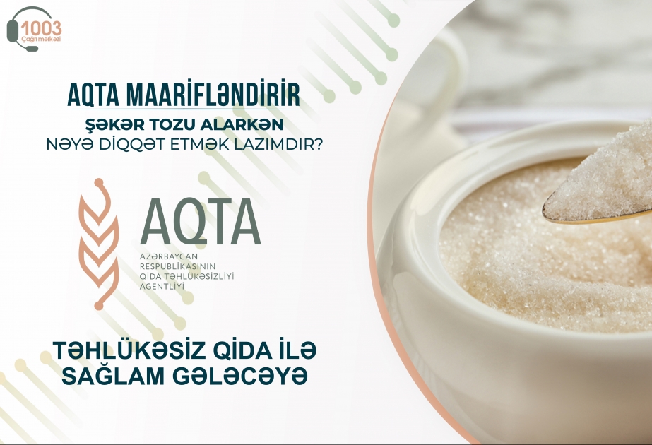 Şəkər tozu alarkən nəyə diqqət etmək lazımdır?