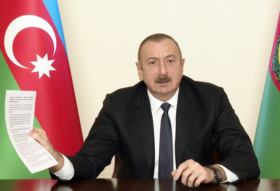 Azərbaycan Prezidenti noyabrın 10-da imzalanmış Bəyanatın icrasını şərh edib