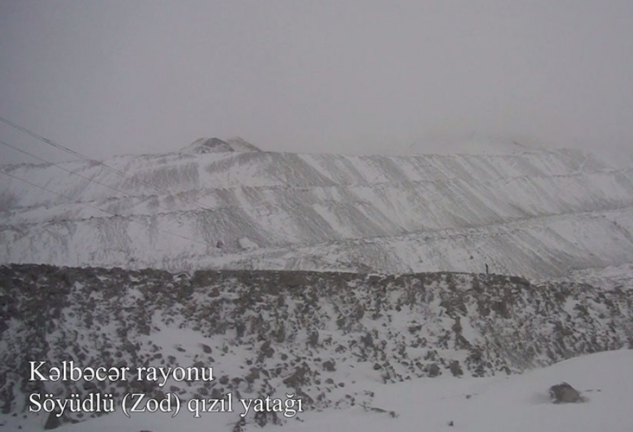 Azerbaijan`s Defense Ministry releases video footage of Soyudlu gold ore field in Kalbajar district VIDEO