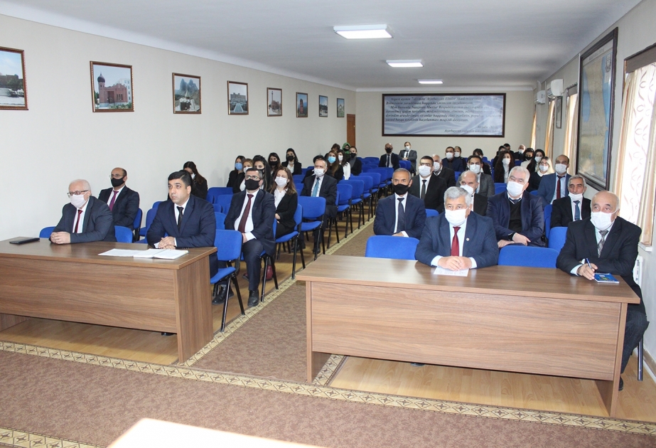 AMEA Naxçıvan Bölməsində elmi-tədqiqat institutlarının hesabatı dinlənilib