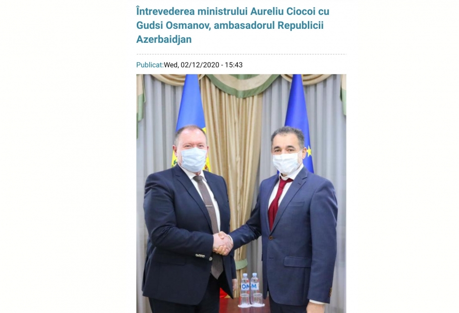 Azərbaycanla Moldova arasında siyasi dialoqun genişləndirilməsi imkanları müzakirə edilib