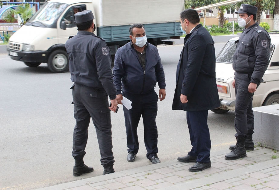Göyçayda son bir həftədə karantin qaydalarının pozulması ilə əlaqədar 698 nöqsan aşkar edilib