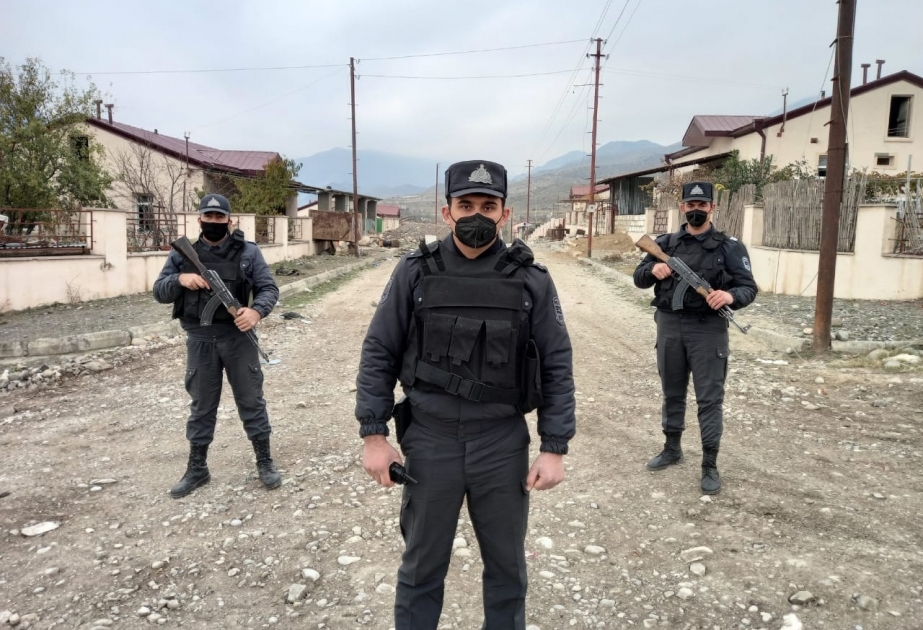 İşğaldan azad edilmiş ərazilərdə təhlükəsizlik tədbirləri gücləndirilir
