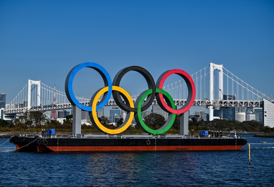 Олимпийские кольца вернулись в Токийский залив