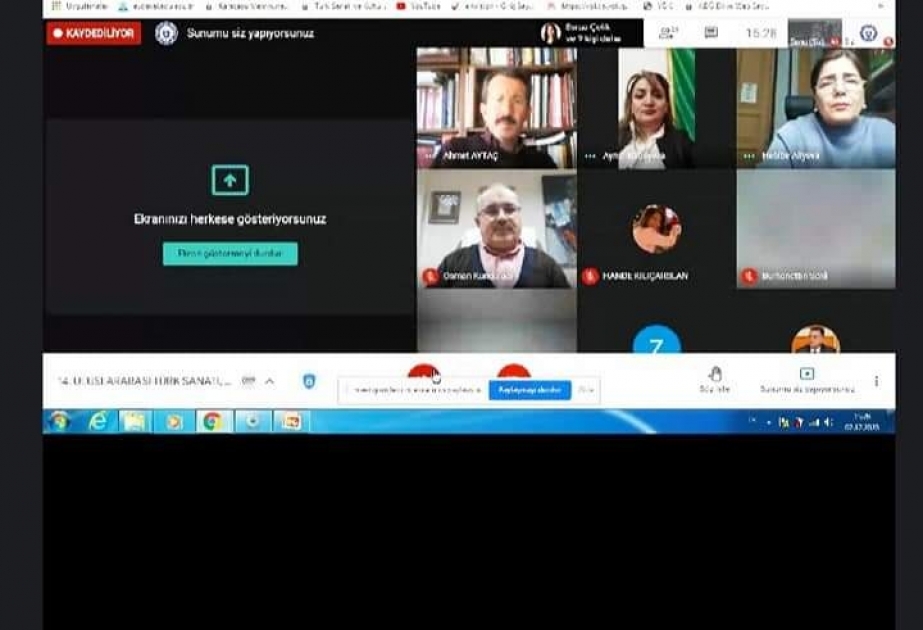 Tarix Muzeyinin əməkdaşları beynəlxalq simpoziumda çıxış ediblər