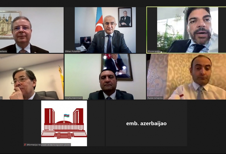 Braziliya-Azərbaycan parlamentlərarası işçi qrupunun rəhbərlərinin virtual formatda ikinci dialoqu keçirilib