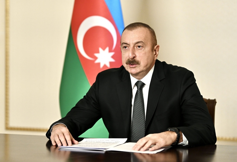 Special Session of UN General Assembly in response to COVID 19 pandemic at Level of Heads of State and Government was held in New York President of Azerbaijan Ilham Aliyev addressed the session VIDEO