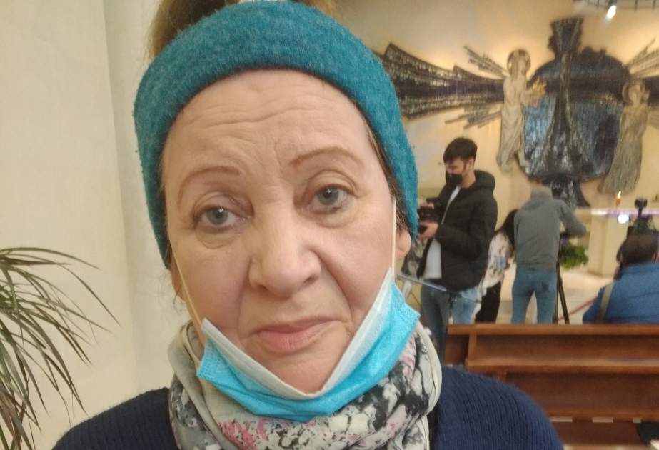 Bakı sakini İrena Əliyeva: Biz qəhrəman şəhidlərimizi heç zaman unutmayacağıq