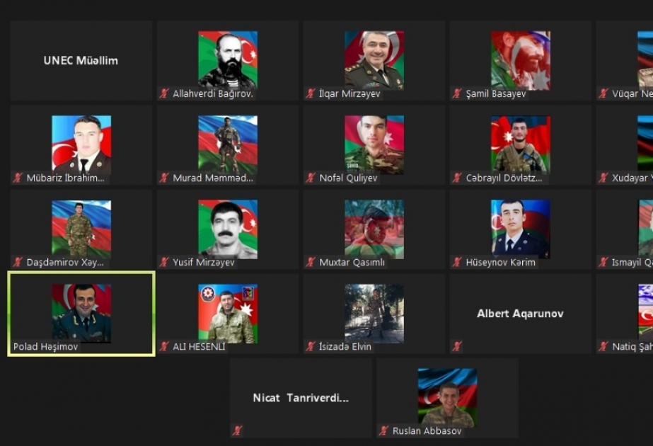 UNEC-in tələbələri şəhidlərin xatirəsini belə yad etdi: Davamçılarınızıq!