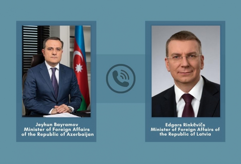 Cancilleres de Azerbaiyán y Letonia sostuvieron conversación telefónica