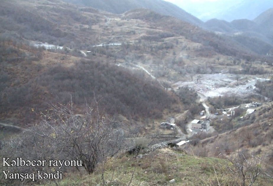 Verteidigungsministerium veröffentlicht Videoaufnahmen aus Dorf Yanschag in der Region Kelbadschar VIDEO