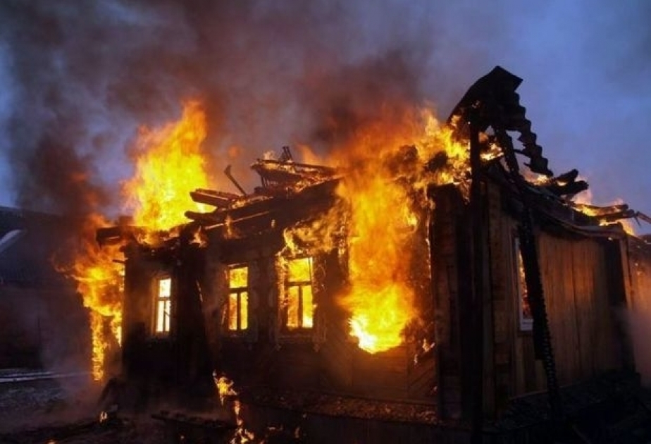 Пожар в частном доме в Абшероне потушен