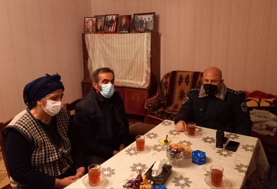 Tərtərdə şəhid ailəsi ziyarət edilib