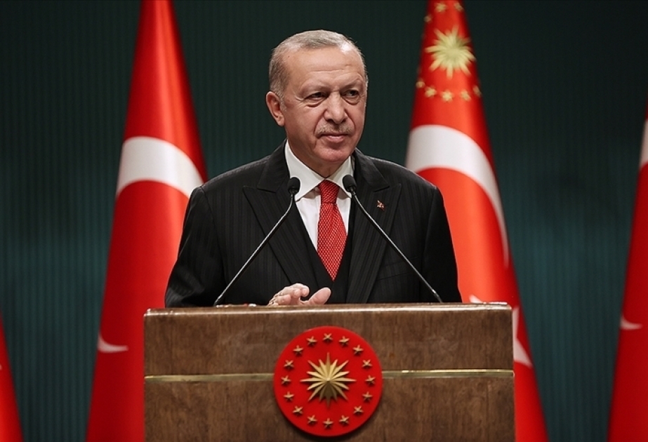 Rəcəb Tayyib Ərdoğan: Azərbaycan bayrağı Qarabağda qürurla dalğalanır