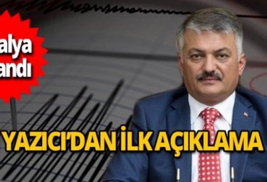 Türkiyədə baş verən zəlzələ başda Antalya olmaqla bir çox ətraf rayonlarda hiss edilib