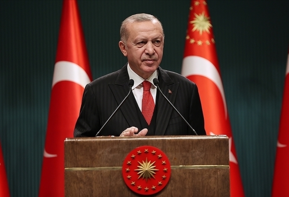 رجب طيب اردوغان: العَلَم الأذربيجاني يرفرف بفخر في قره باغ