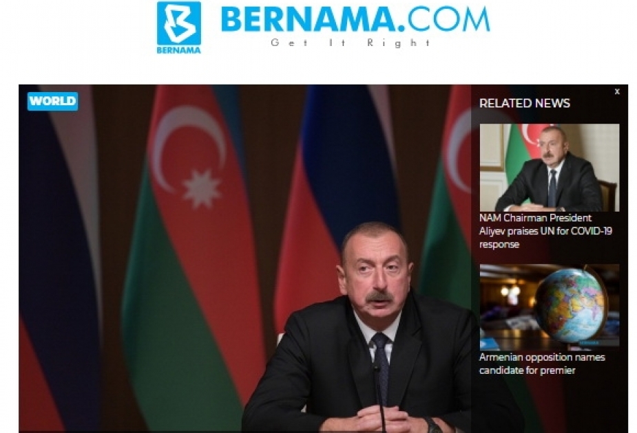 BERNAMA agentliyi: Azərbaycan Qələbə Gününü noyabrın 8-də qeyd edəcək