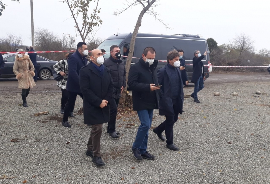 Italian MPs visit liberated city of Aghdam VIDEO