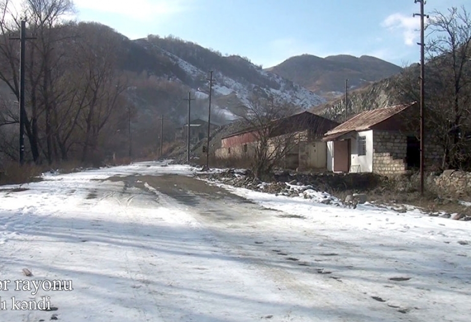 Footage of Zulfugarly village of Kalbajar district released VIDEO