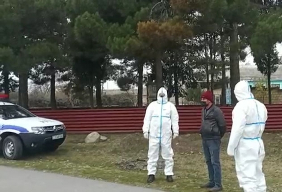 Oğuzda karantin qaydalarını pozan koronavirus xəstəsi saxlanılıb