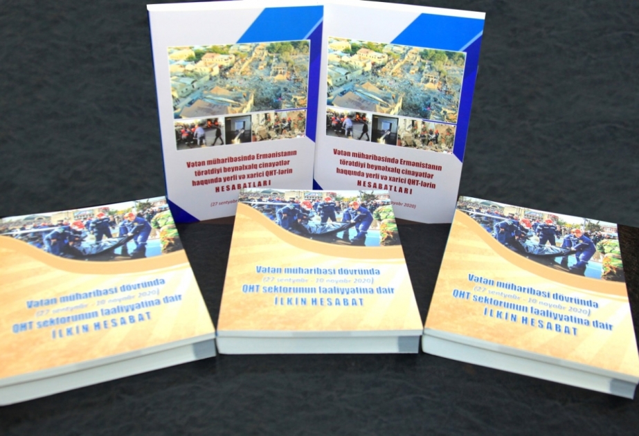 Vətən müharibəsi dövründə QHT-lərin fəaliyyətinə dair 2 hesabat toplusunun təqdimatı keçirilib