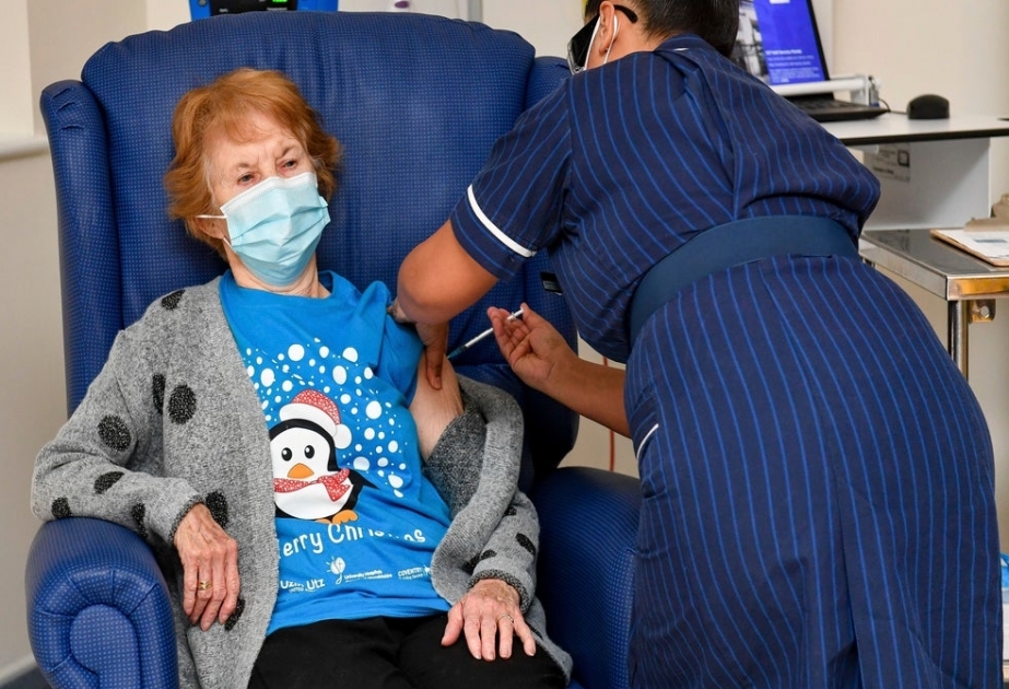 Böyük Britaniyada koronavirus peyvəndinin tətbiqinə başlanılıb