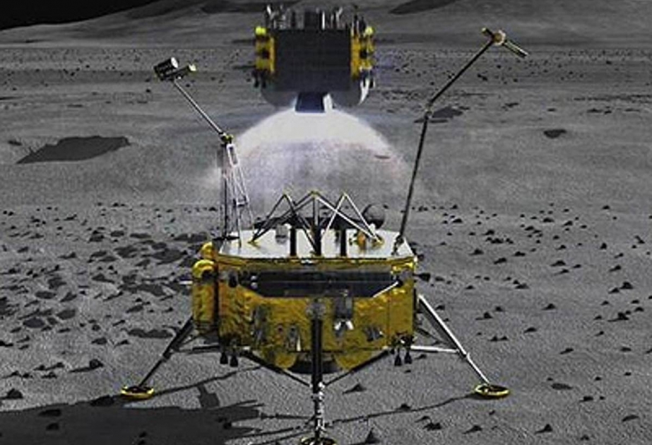 Взлетный модуль китайского зонда «Чанъэ-5» сел на поверхность Луны