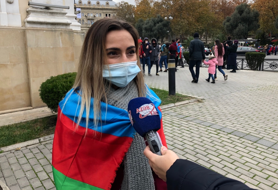 Paytaxt sakini: Haqq işi uğrunda mübarizə aparan ordunun nəsibi ancaq belə möhtəşəm qələbə olmalı idi