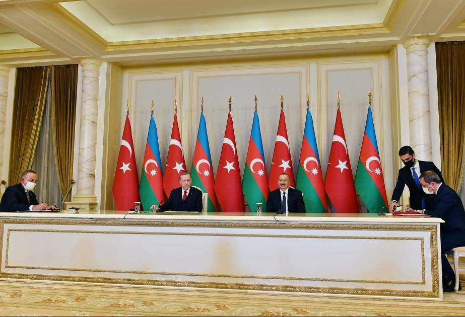 Azerbaijan, Turkey signed bilateral documents VIDEO