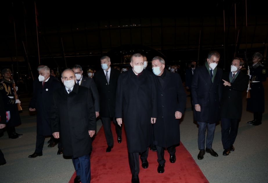 Turkish President Recep Tayyip Erdogan completes official visit to Azerbaijan