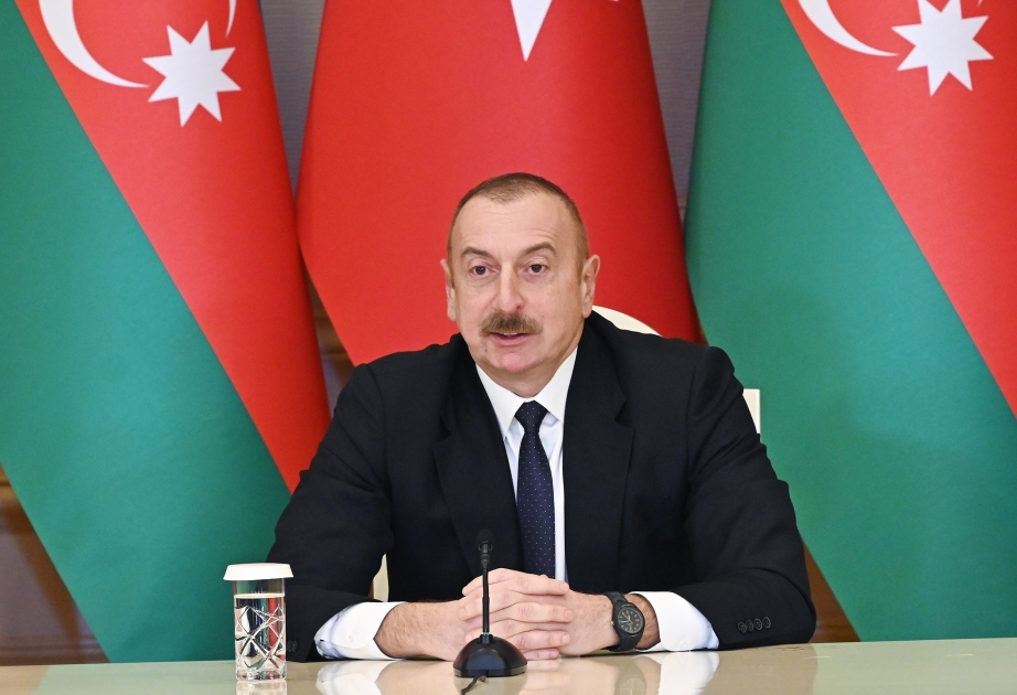 الرئيس إلهام علييف: هذا النصر التاريخي تجسيد للوحدة التركية الأذربيجانية