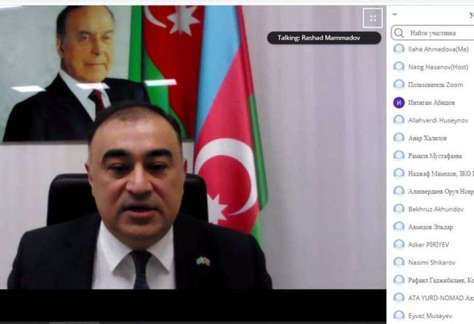Azərbaycanın Qazaxıstandakı səfirliyi yerli icma rəhbərləri və nümayəndələri ilə videokonfrans keçirib