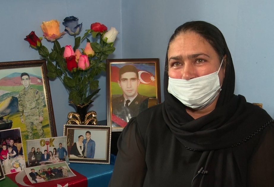Şəhid anası: Vətən sevgisi oğlumu arzuladığı zirvəyə ucaltdı VİDEO