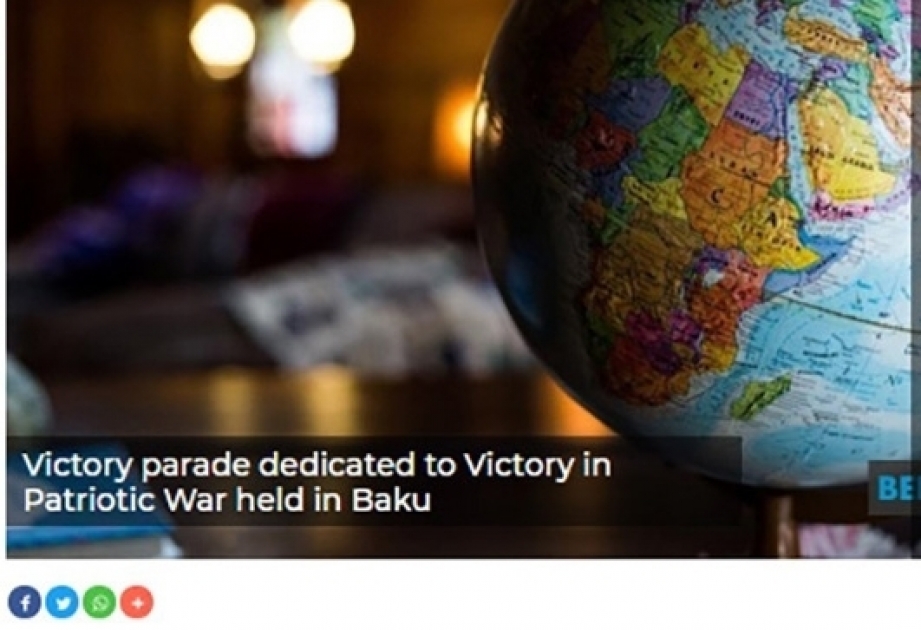 Агентство Bernama Малайзии распространило материал АЗЕРТАДЖ о Параде Победы в Баку