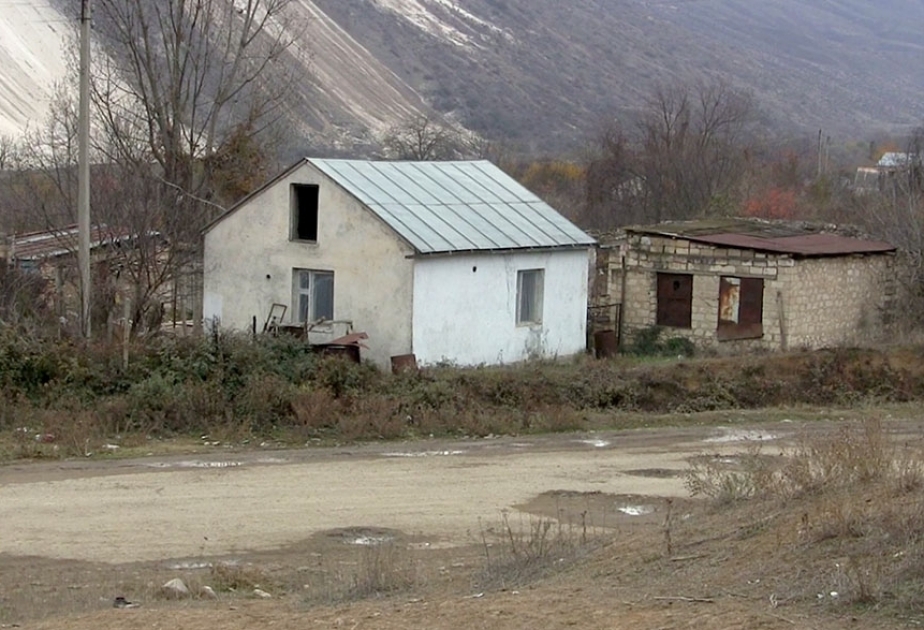 Imágenes de la aldea de Gizil Kangarli del distrito de Aghdam
