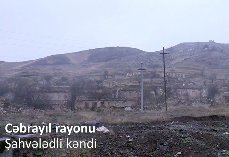 Azerbaijan`s Ministry of Defense releases video coverage of Shahvaladli and Imambaghi villages of Jabrayil district  VIDEO   

