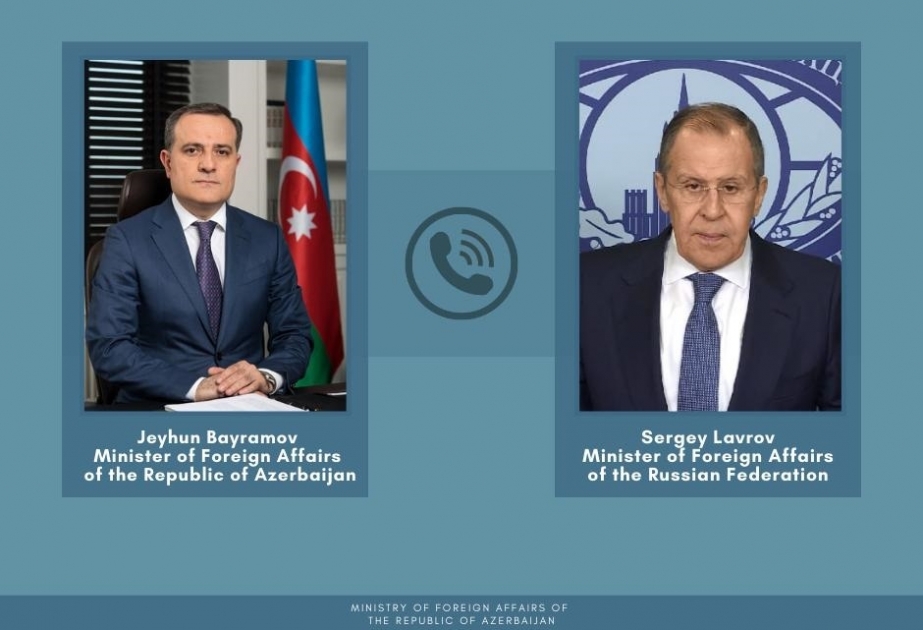 Azərbaycanın və Rusiyanın xarici işlər nazirləri arasında telefon danışığı olub
