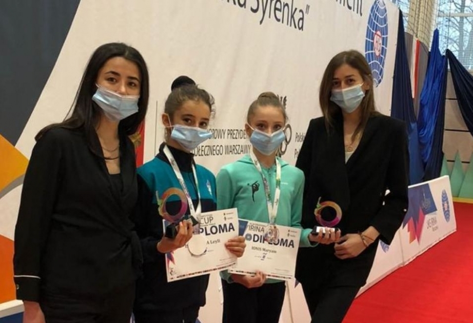 Azərbaycan gimnastları Polşada gümüş və bürünc medal qazanıblar