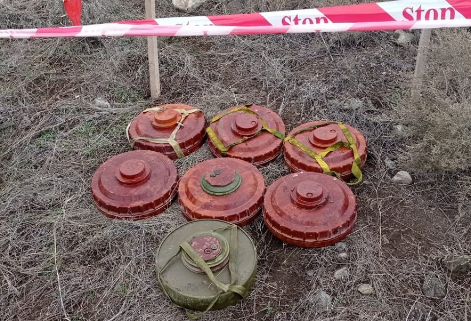 ANAMA işğaldan azad edilən ərazilərdə xeyli sayda mina aşkar edib