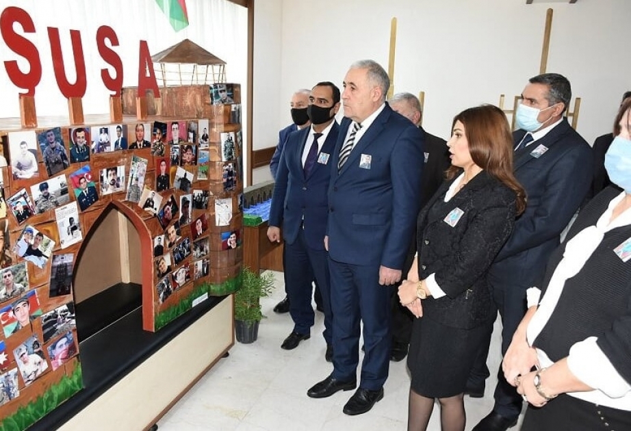 Naxçıvan Müəllimlər İnstitutunda şəhid məzunların xatirəsi yad edilib