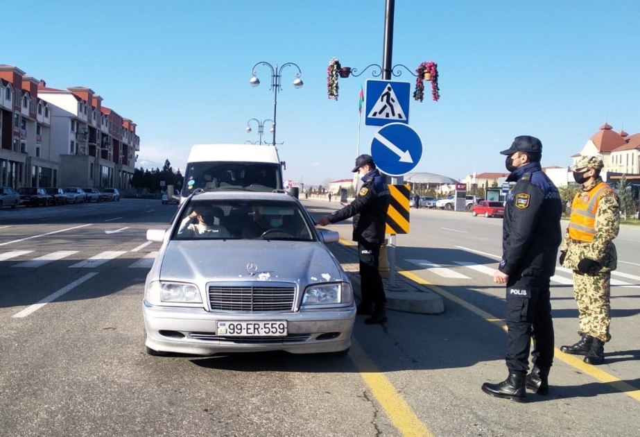 Qubada sərt karantin rejiminə nəzarət gücləndirilib