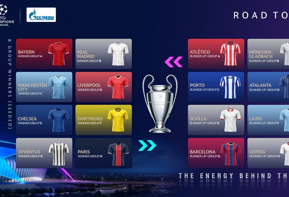 UEFA Champions League Round of 16 draw made