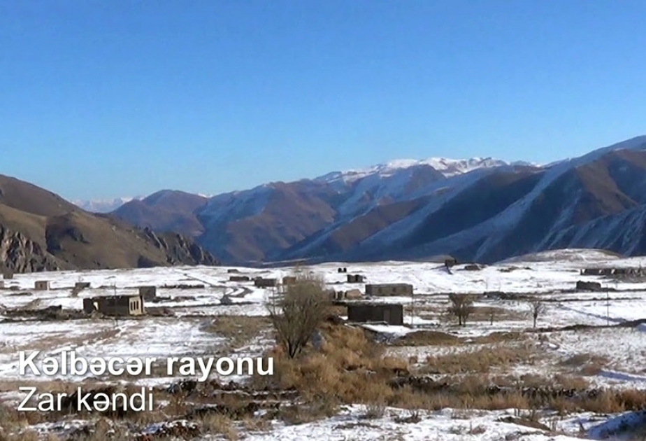Reportage vidéo d'un village de la région de Kelbedjer VIDEO