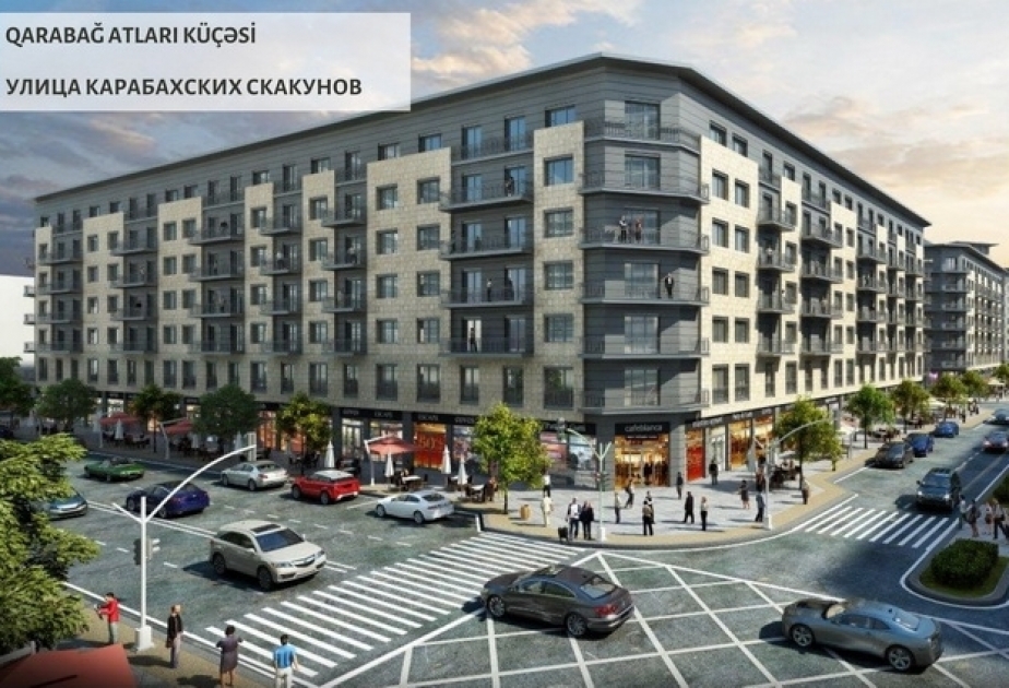 ®  Завершаются работы на Площади карабахских скакунов Baku White City
