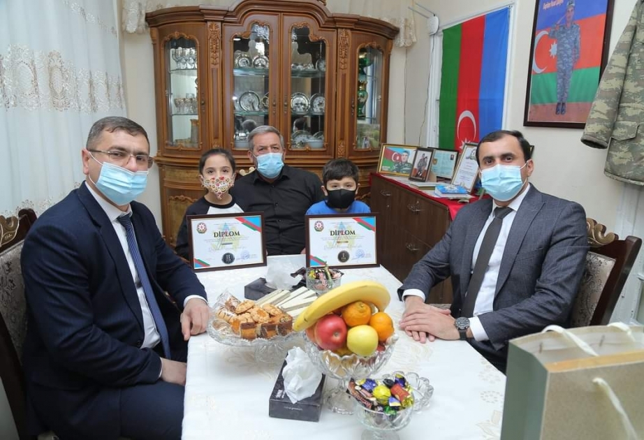 Şəhid kapitan Vüsal Quliyevin övladları “Xarı bülbül” onlayn şeir müsabiqəsinin qalibi olublar