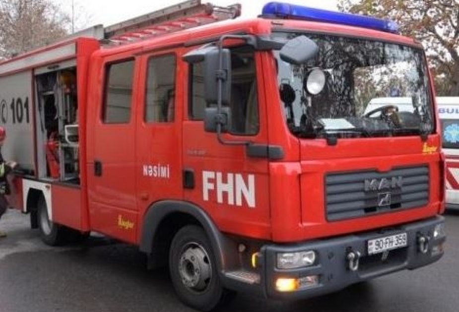 Binəqədi rayonunda şadlıq evində yanğın hadisəsi baş verib
